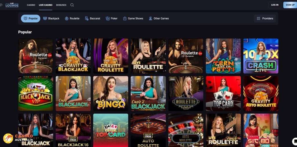 SlotLounge Casino Live Games Australia