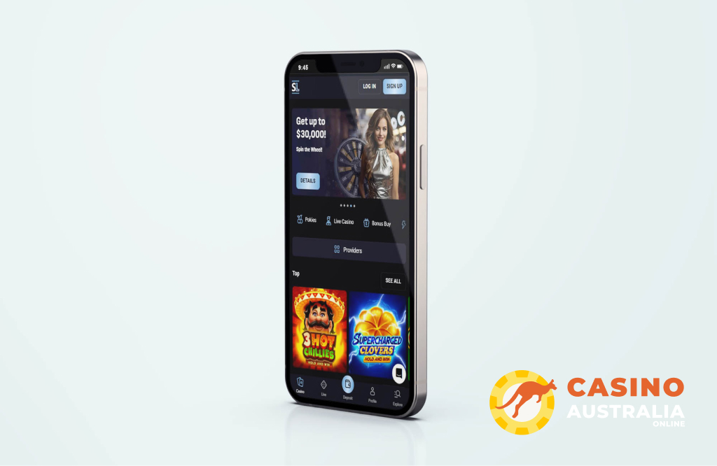 SlotLounge Casino Mobile Version