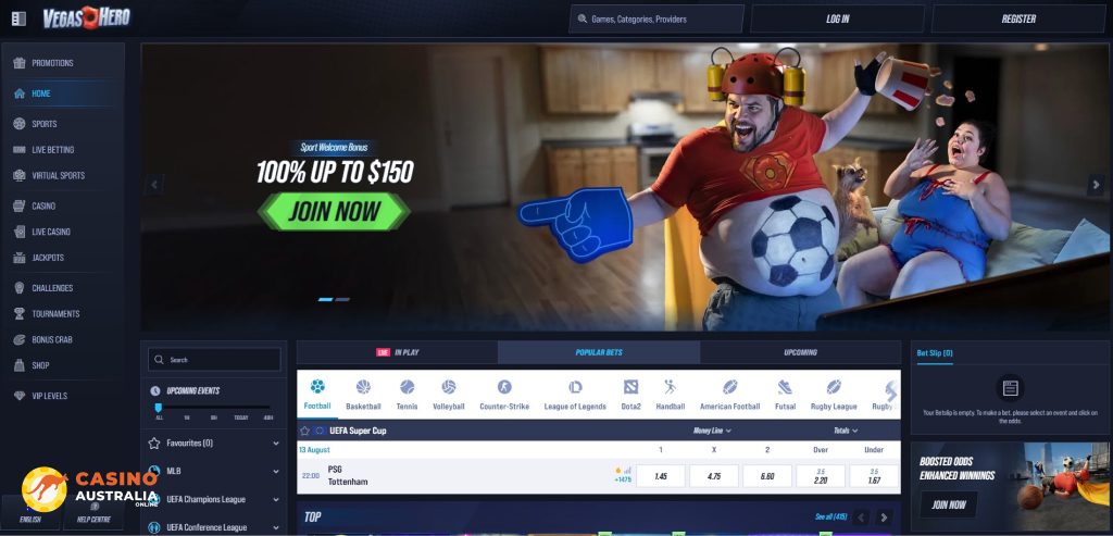 VegasHero Casino Review Australia