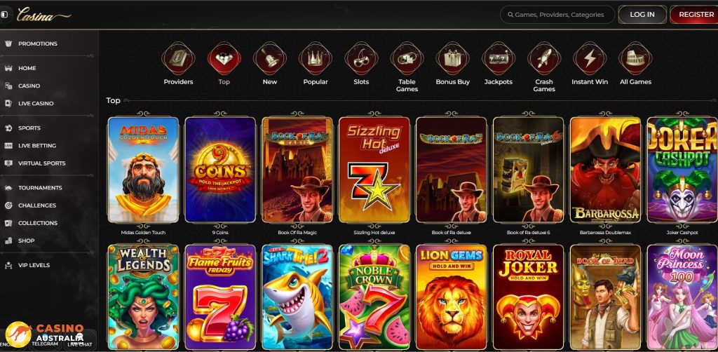 Casina Casino Games Australia