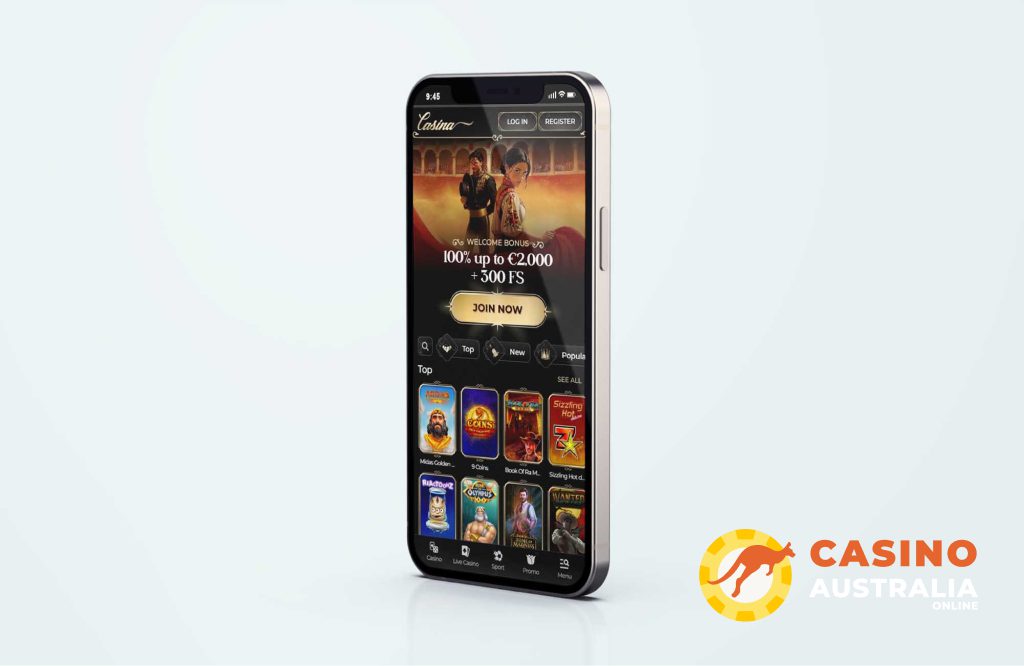 Casina Casino Mobile Version
