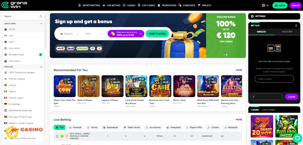 GranaWin Casino Review Australia