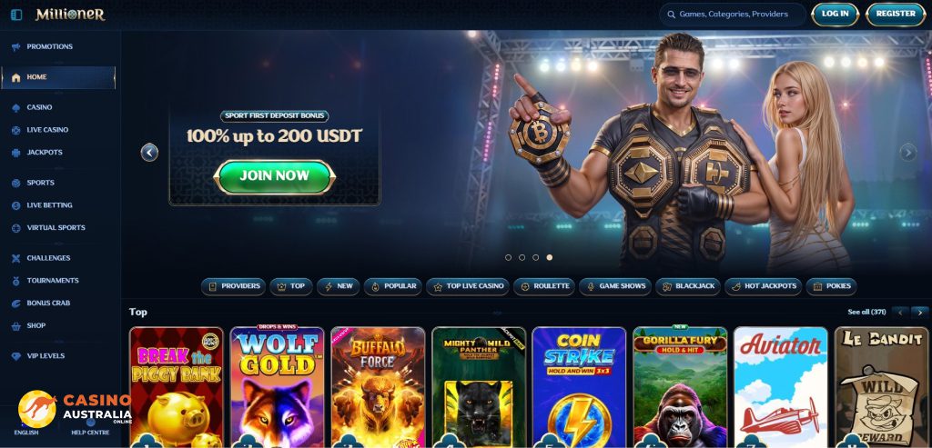 Millioner Casino Review Australia