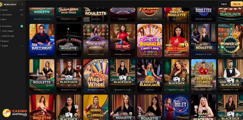 NewLucky Casino Games Australia