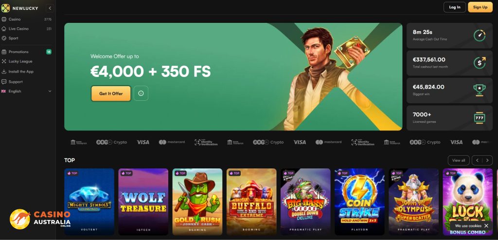 NewLucky Casino Review Australia