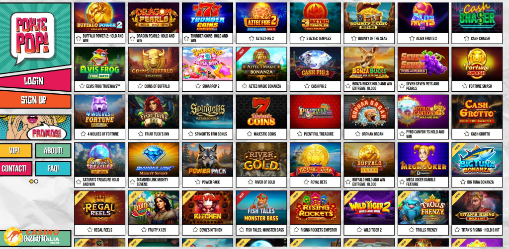 PokiePop Casino Games Australia