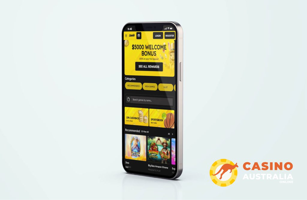 Zumibet Casino Mobile Version