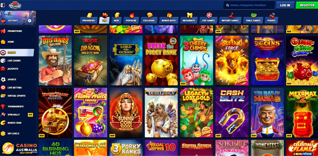 BigClash Casino Games Australia
