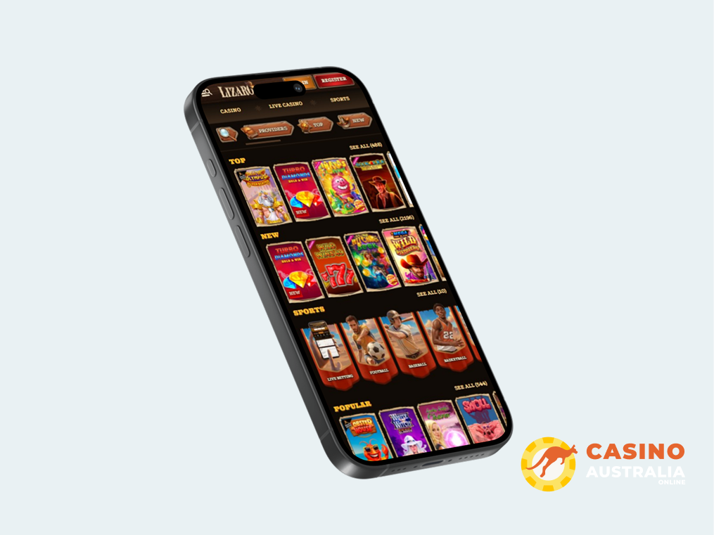 Lizaro Casino Mobile App