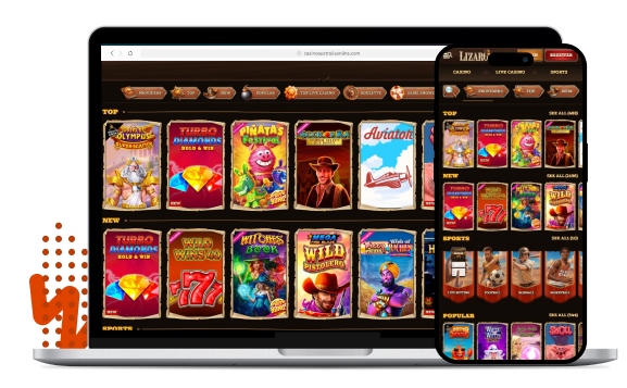 Lizaro Casino Mobile Devices