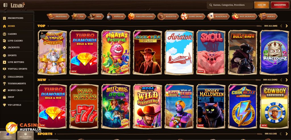 Lizaro Casino Review Australia