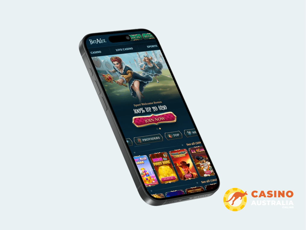 BetAlice Casino Mobile App