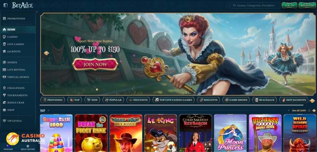 BetAlice Review Australia