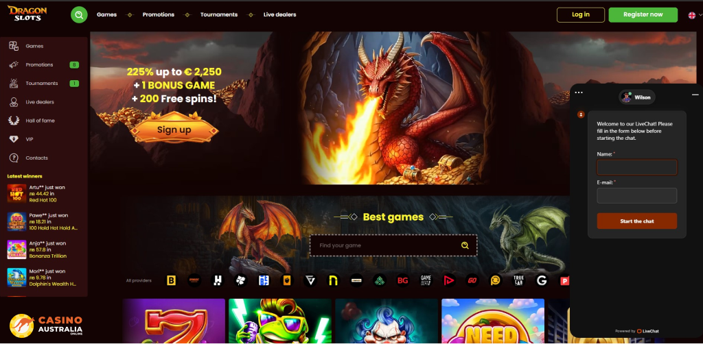 Customer Support at DragonSlots Casino Australia