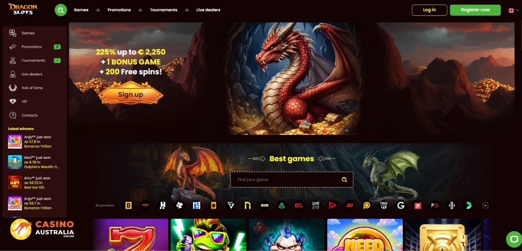DragonSlots Casino Review Australia