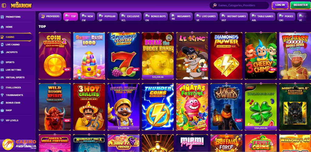 Midarion Casino Games Australia