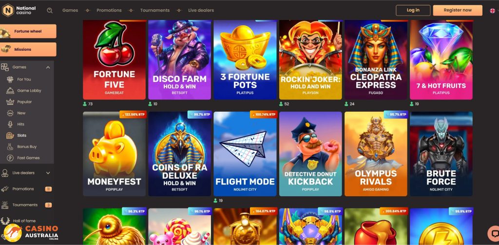 National Casino Games Australia