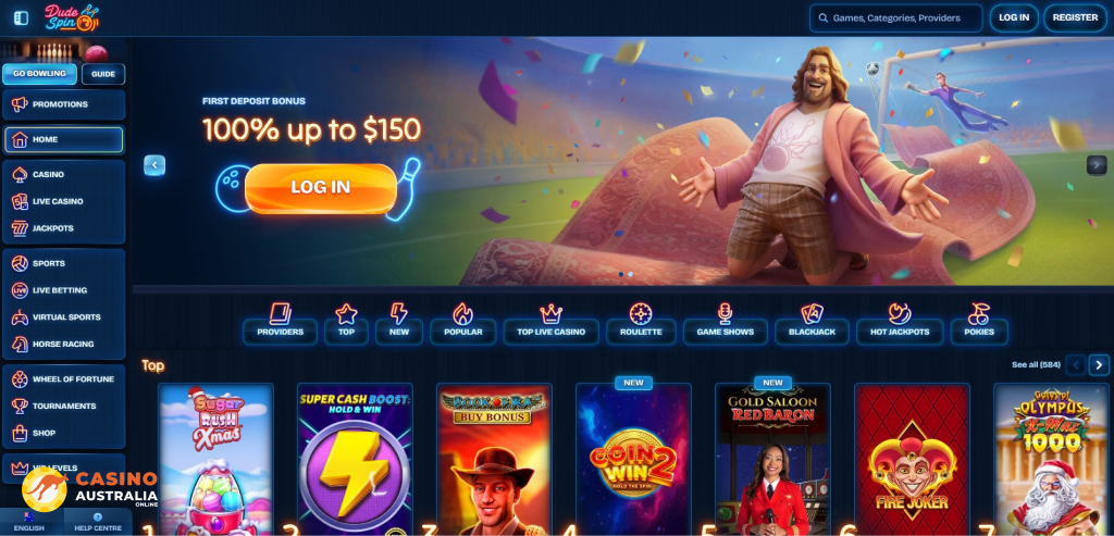 Dudespin Casino Review Australia