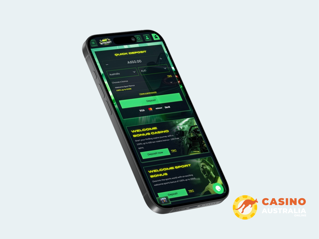 NitroBet Casino Mobile App