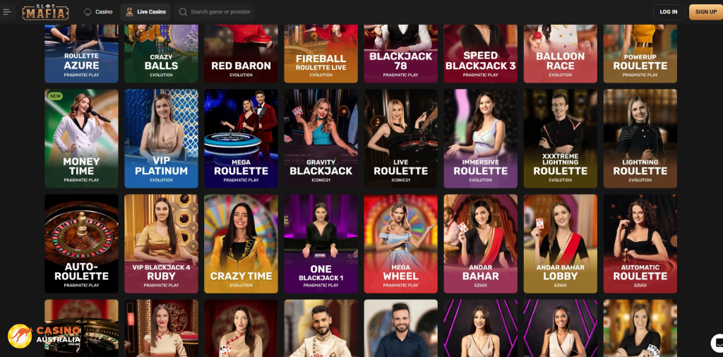 Slotmafia Casino Live Games Australia
