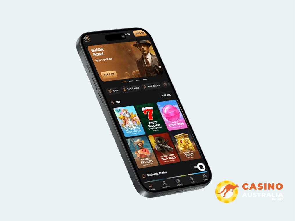 Slotmafia Casino Mobile App