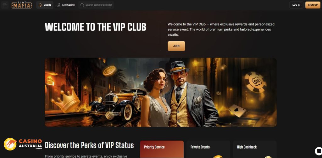 Vip Program at Slotmafia Casino Australia