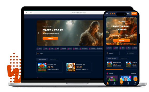 Axe Casino Mobile Devices