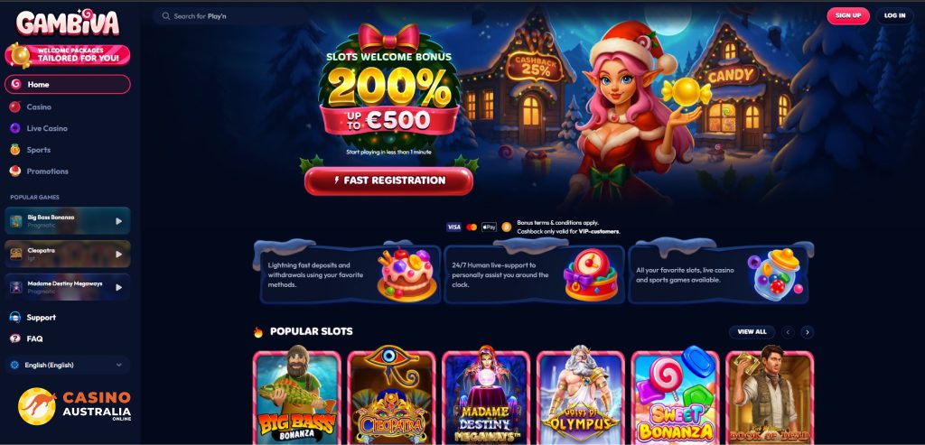 Gambiva Casino Review Australia