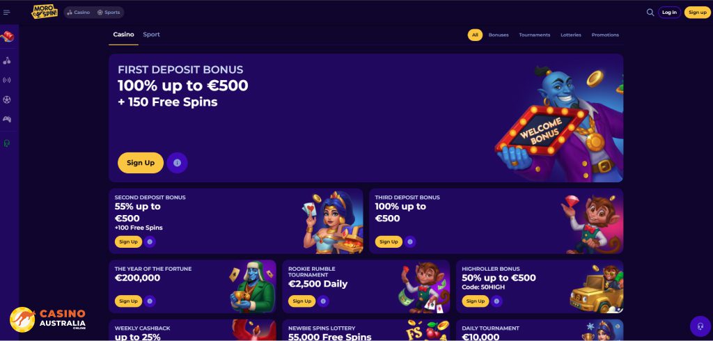 MoroSpin Casino Promotions Australia