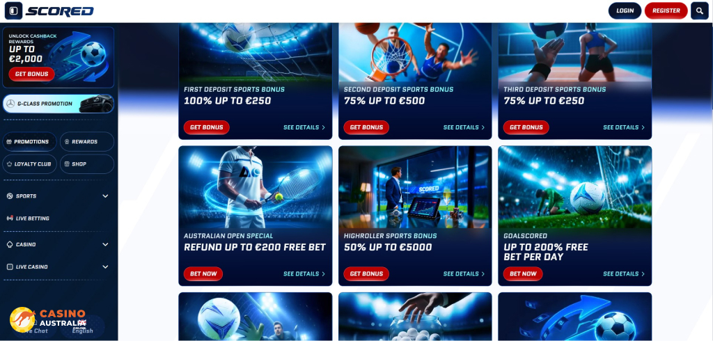 Scored Casino Promotions Australia