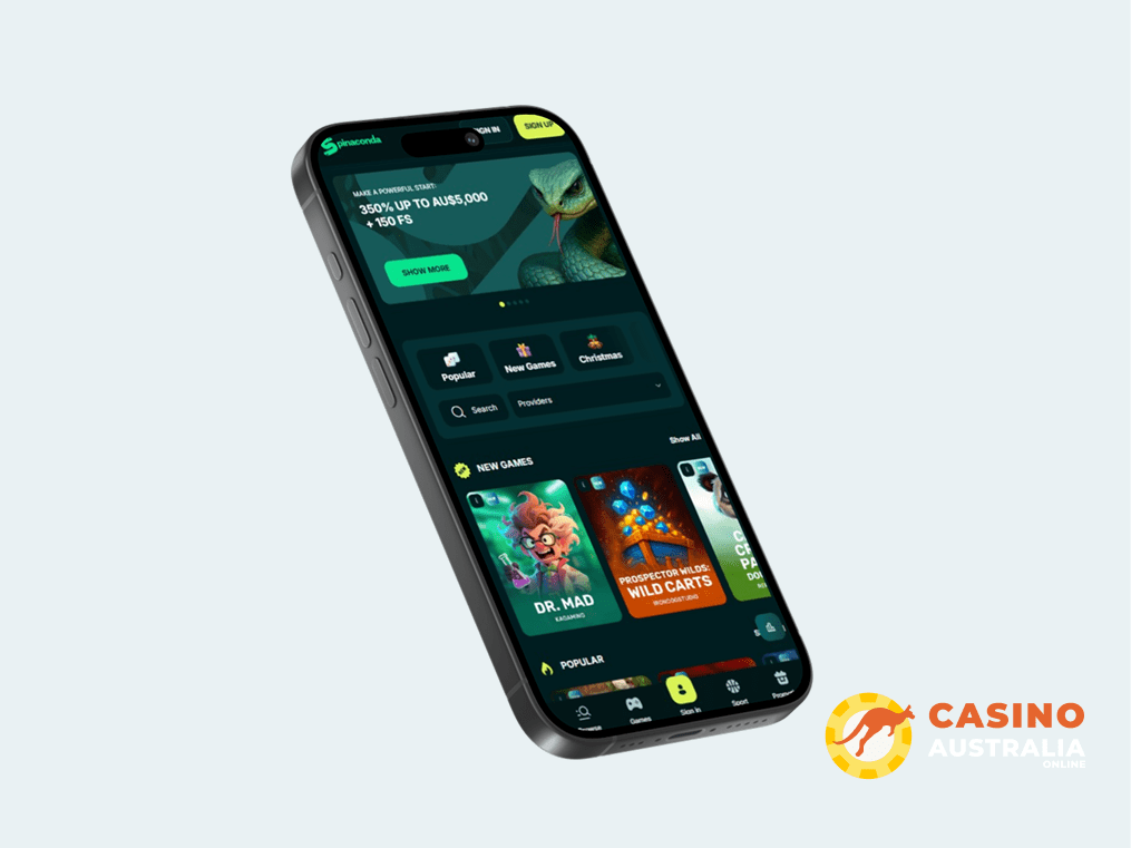 Spinaconda Casino Mobile App