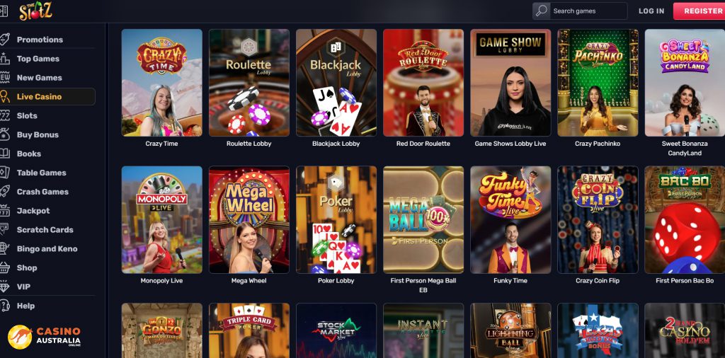 TheSlotz Casino Live Games Australia