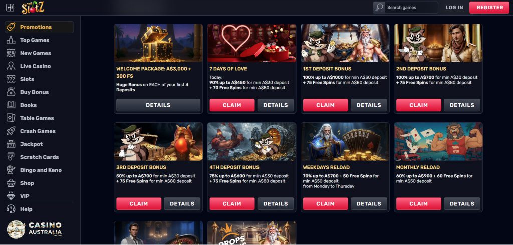 TheSlotz Casino Promotions Australia