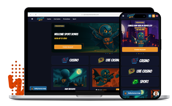 Casper Bets Casino Mobile Devices