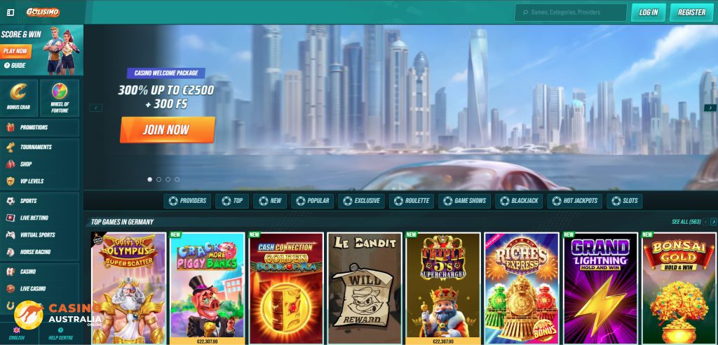Golisimo Casino Review Australia
