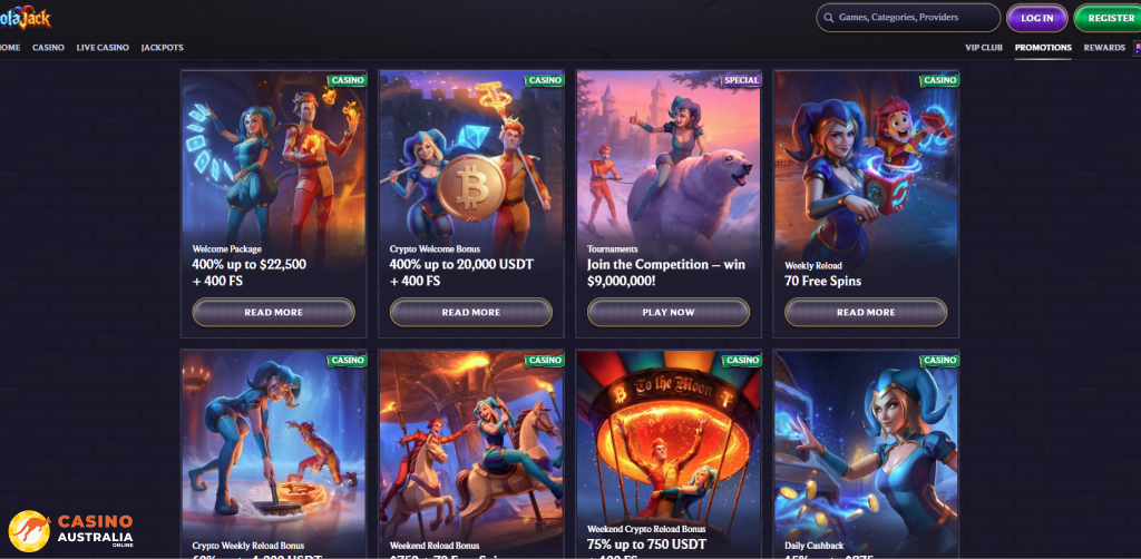 Lolajack Casino Promotions Australia