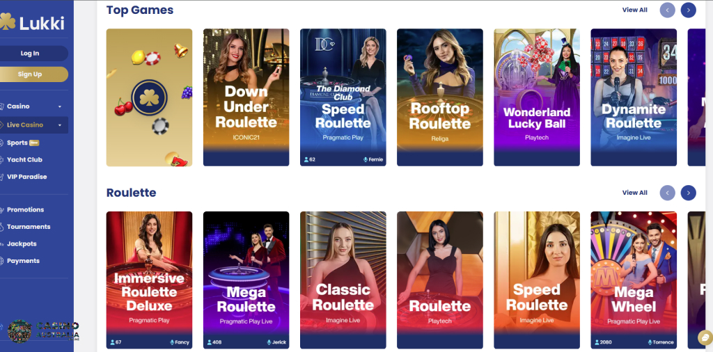Lukki Casino Live Games Australia
