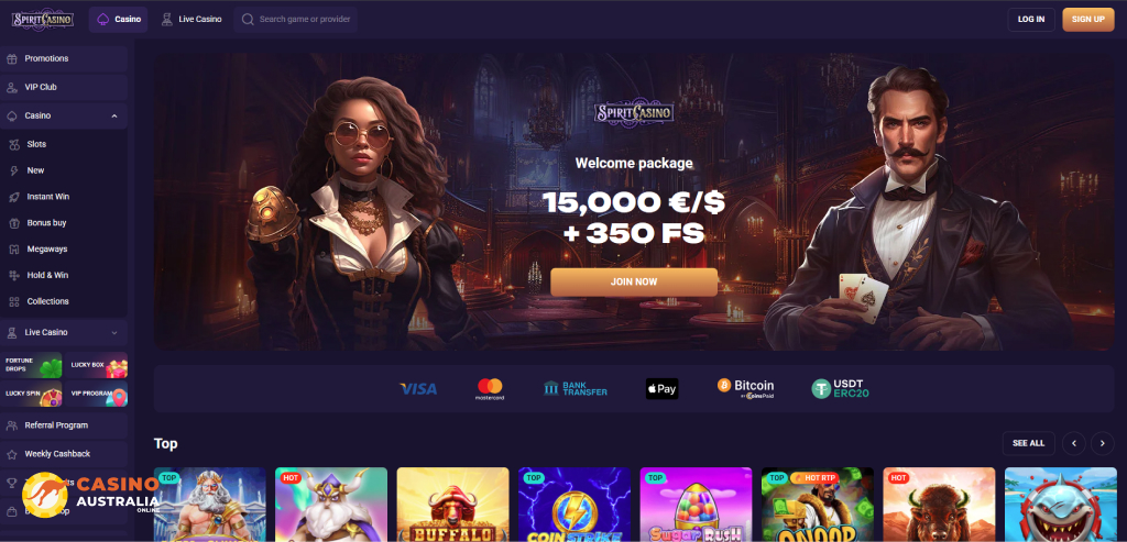 Spirit Casino Review Australia