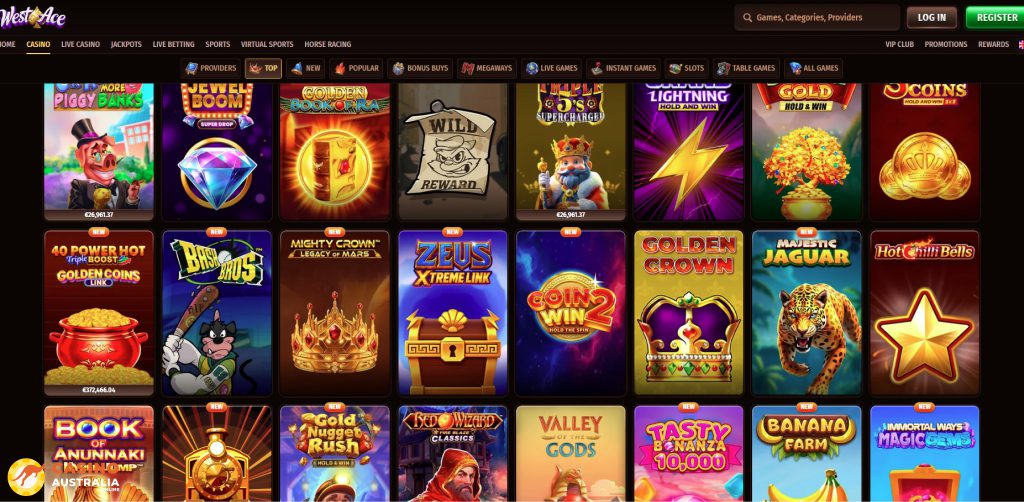 WestAce Casino Games Australia