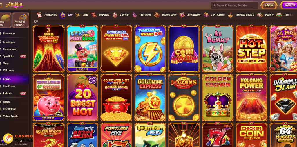 Alawin Casino Pokies Australia