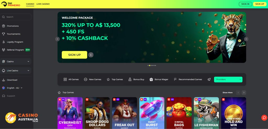 BetPrimeiro Casino Review Australia
