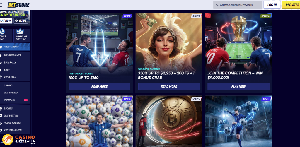 BetScore Casino Promotions Australia