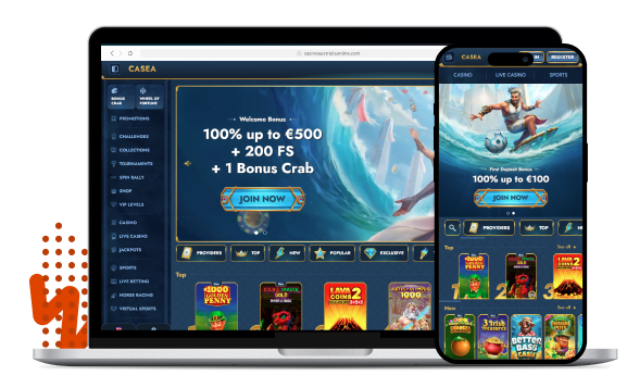 Casea Casino Mobile Devices