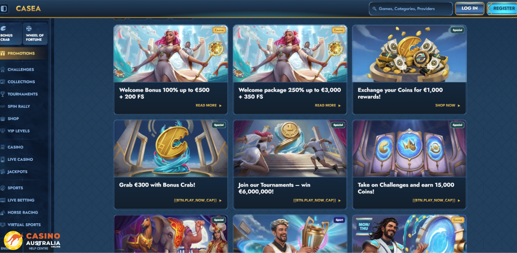 Casea Casino Promotions Australia
