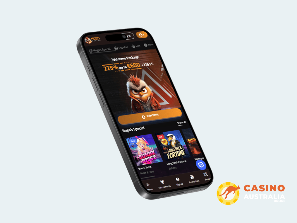 Hugo Casino Mobile App