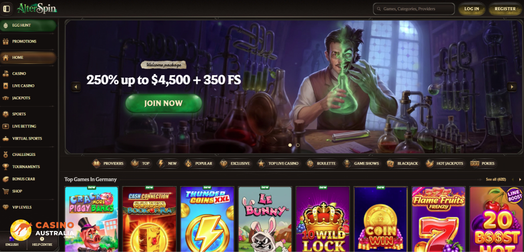 AlterSpin Casino Review Australia