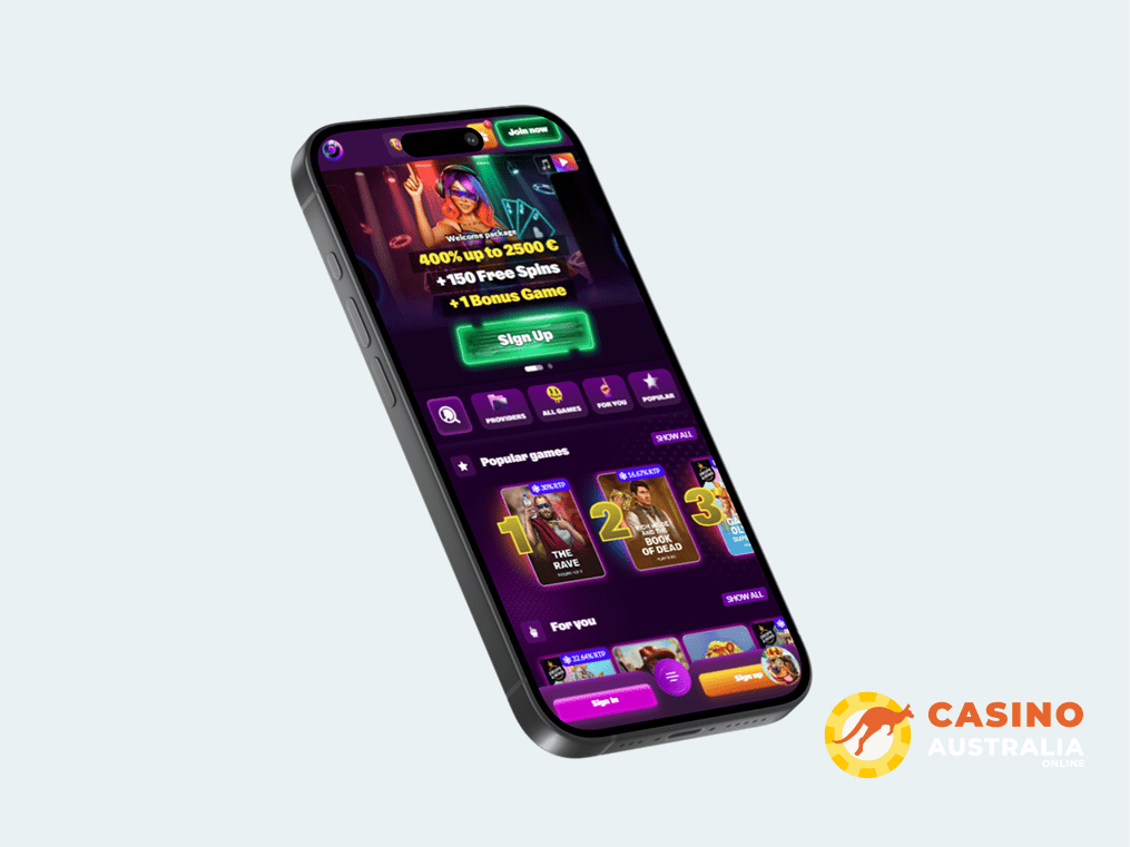 SlotRave Casino Mobile App