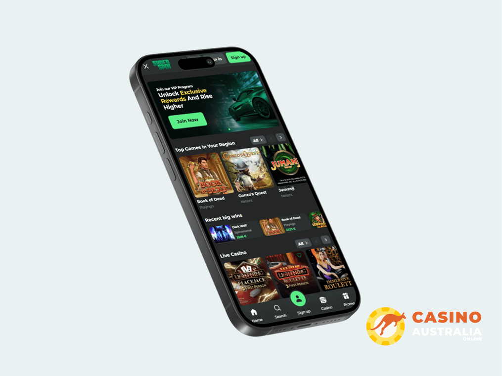 Super Spin Casino Mobile App