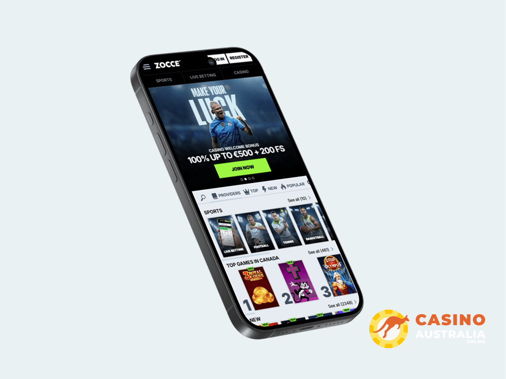 Zoccer Casino Mobile App