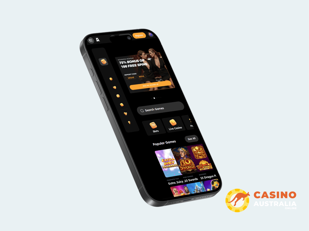 Vegas Nova Casino Mobile App